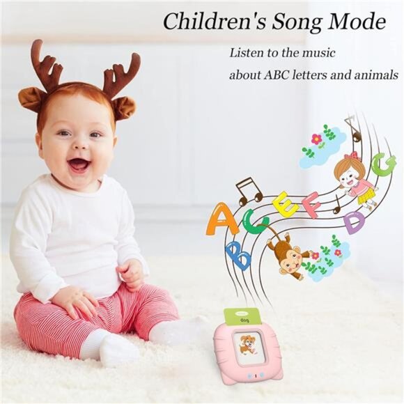 Spanish & English Talking Flash Cards for Toddlers 1 2 3 4 5 6, Audible Toys - Picture 5 of 7